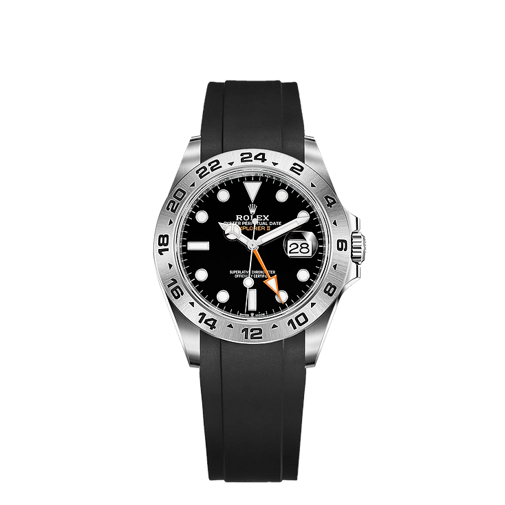 RUBBER STRAP FOR ROLEX® EXPLORER II