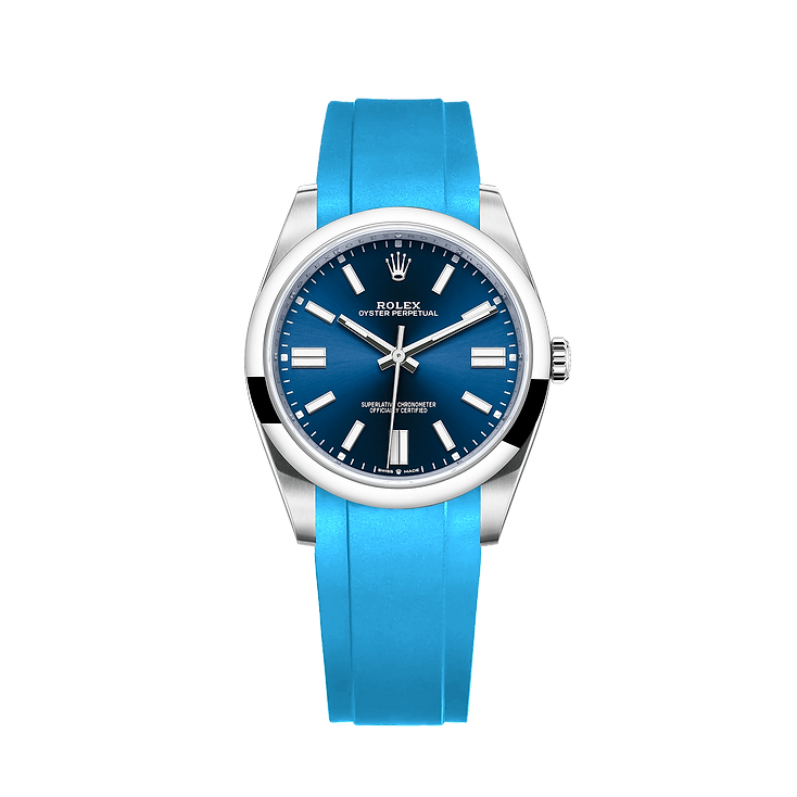 RUBBER STRAP FOR ROLEX® OYSTER-PERPETUAL