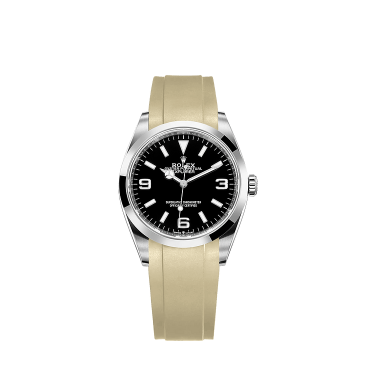 RUBBER STRAP FOR ROLEX® EXPLORER