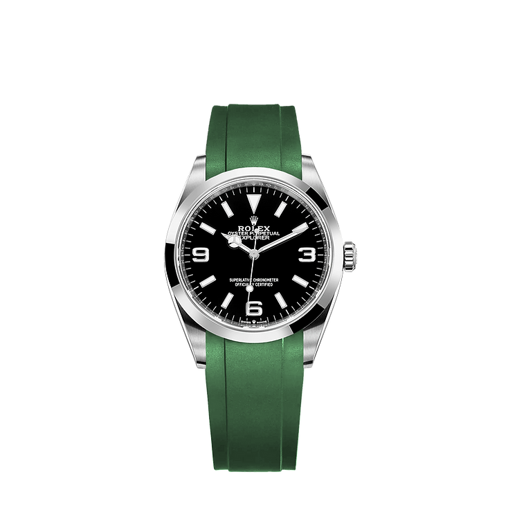RUBBER STRAP FOR ROLEX® EXPLORER