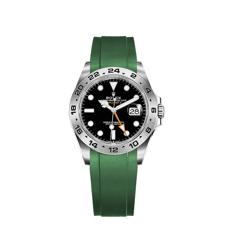 RUBBER STRAP FOR ROLEX® EXPLORER II