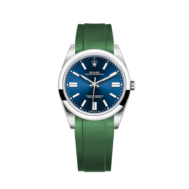 RUBBER STRAP FOR ROLEX® OYSTER-PERPETUAL