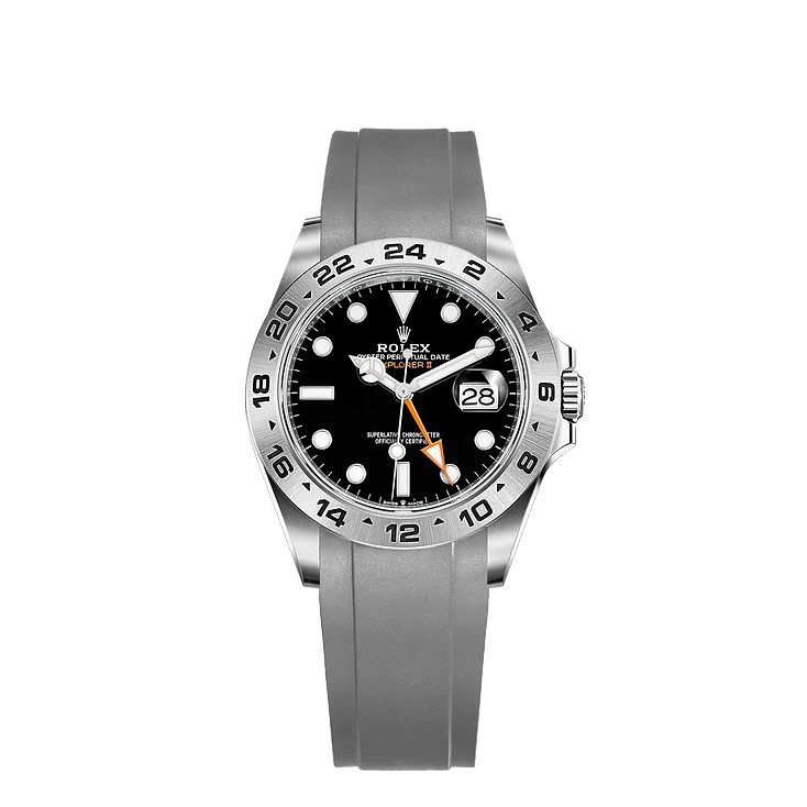RUBBER STRAP FOR ROLEX® EXPLORER II