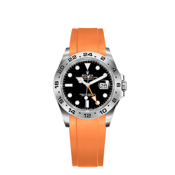 RUBBER STRAP FOR ROLEX® EXPLORER II
