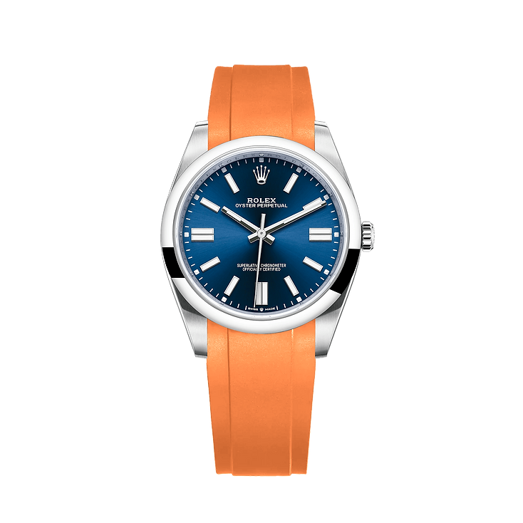 RUBBER STRAP FOR ROLEX® OYSTER-PERPETUAL