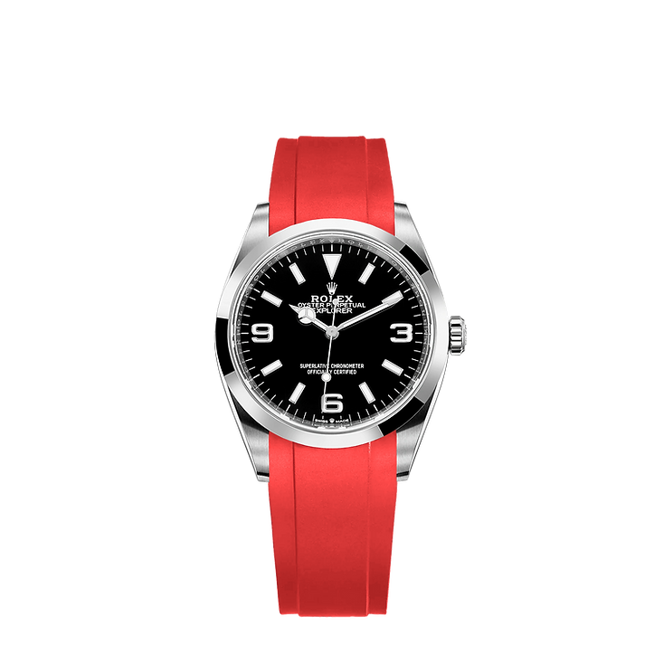 RUBBER STRAP FOR ROLEX® EXPLORER