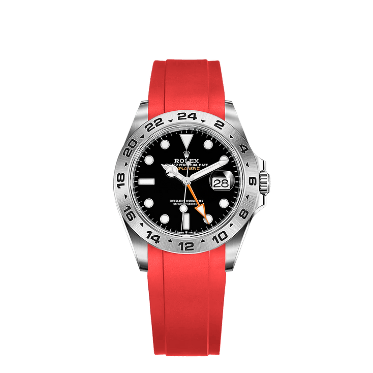 RUBBER STRAP FOR ROLEX® EXPLORER II