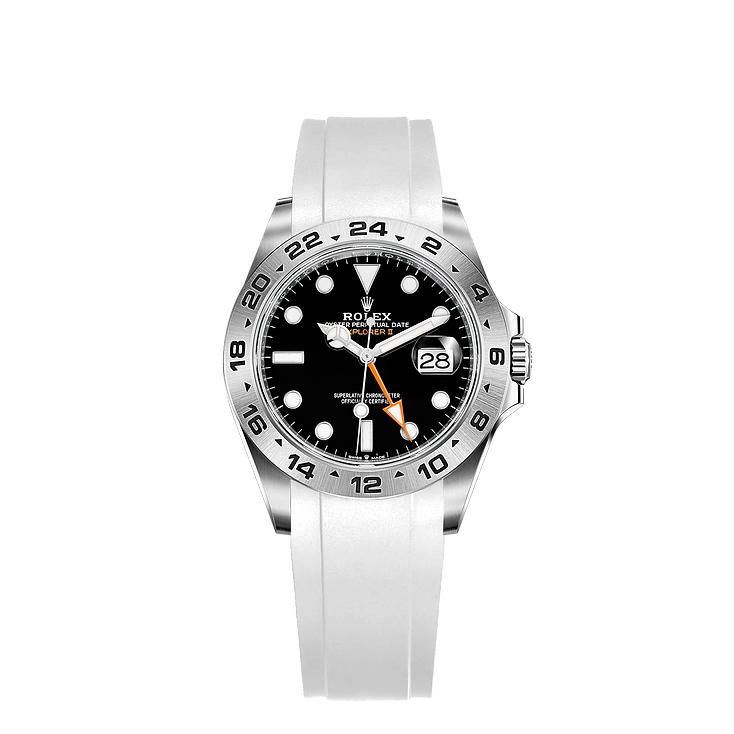 RUBBER STRAP FOR ROLEX® EXPLORER II